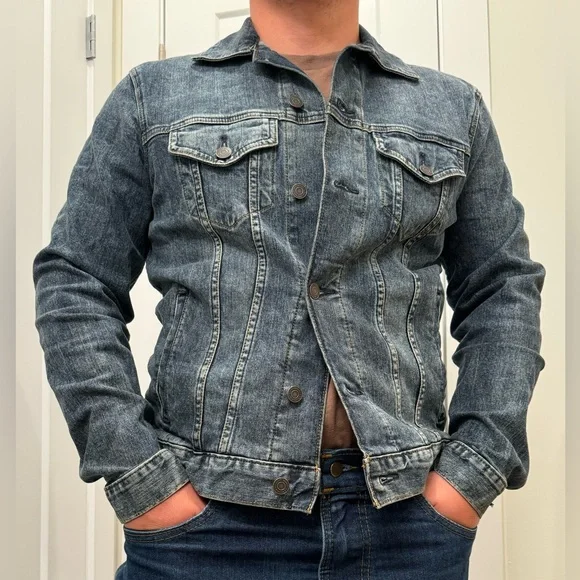 Lucky Brand Jean Jacket - Blue (Medium) - Picture 4 of 15